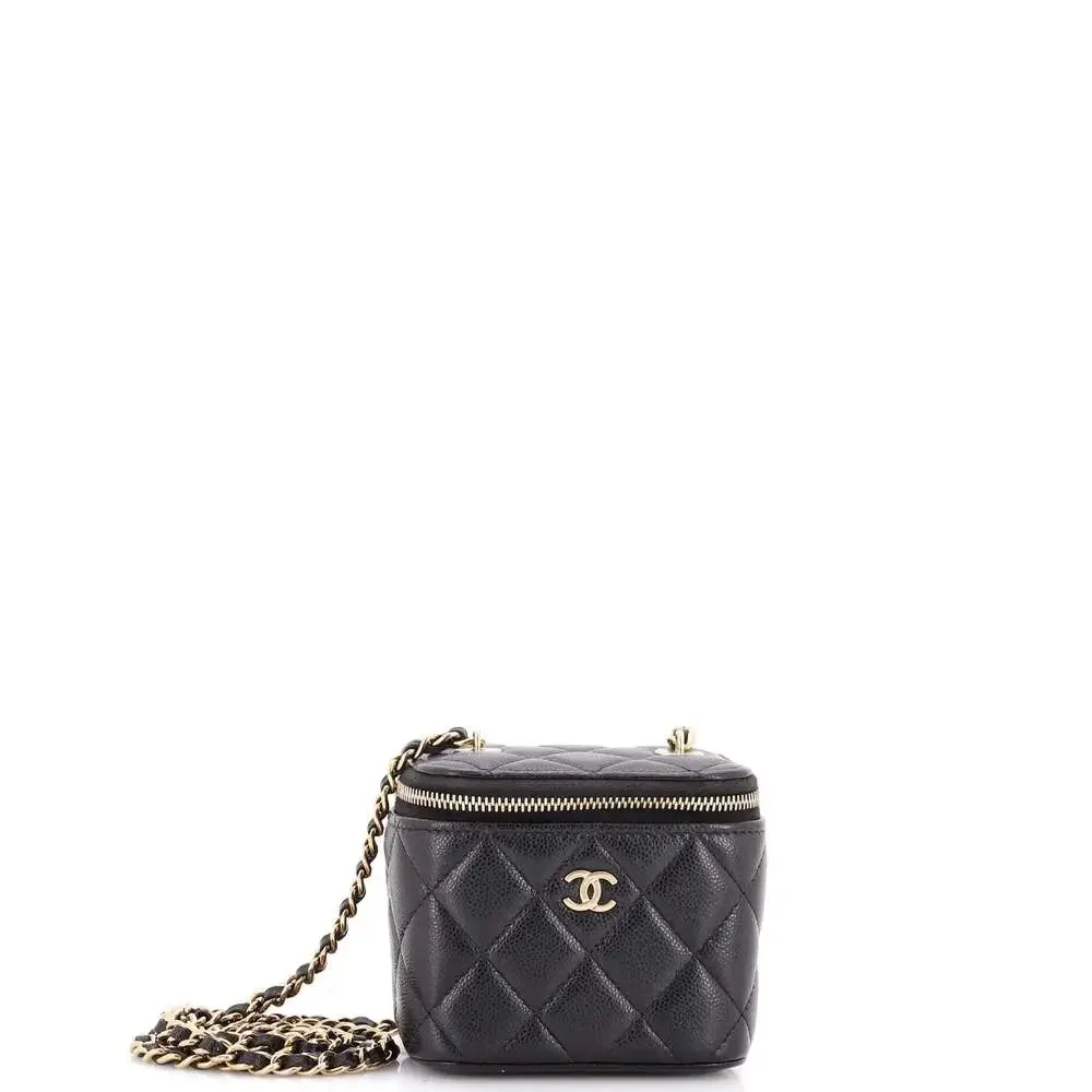Chanel Classic Vanity Case With Chain #249885C37B